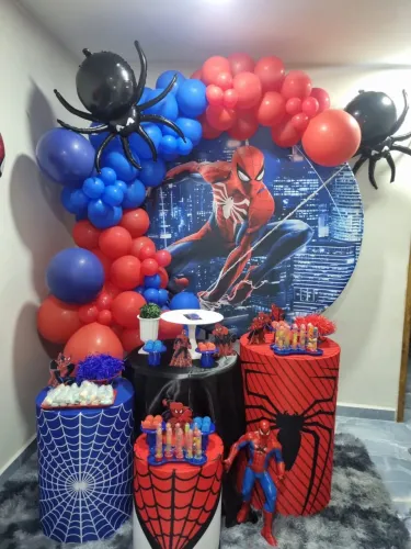 Capa cilindro homem aranha