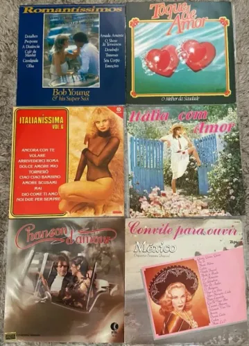 Raridade em Discos de Vinil! (são 7 LPs por 80 reais)
