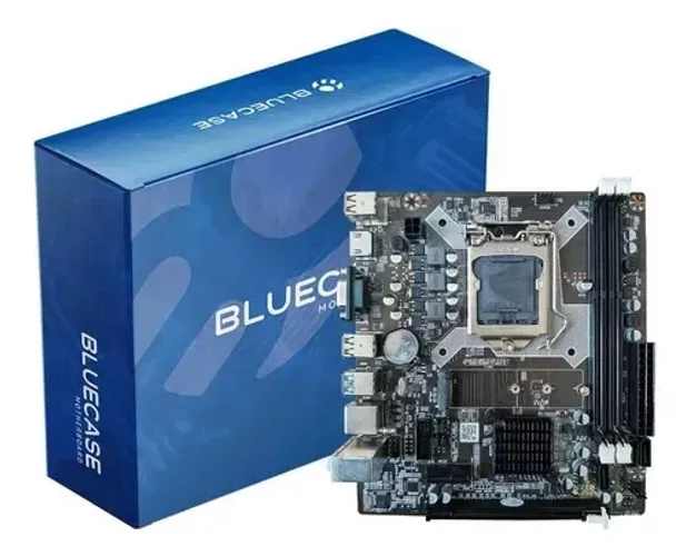 Placa-Mãe Bluecase BMBH81-G3HGU-M2 - DDR3, LGA 1150, M.2 NVMe, HDMI, Rede 