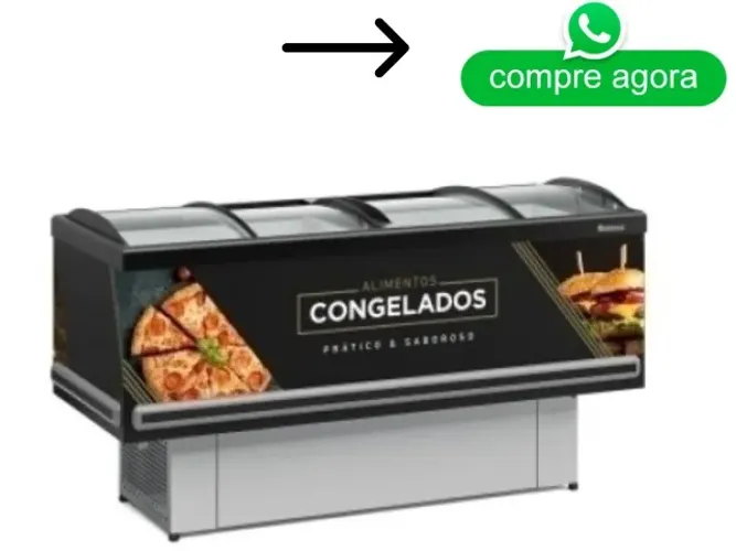 Ilha de Congelados Gelopar 1,9M 127/220V Nova