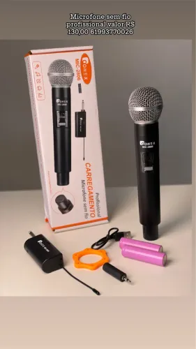 Microfone sem fio 