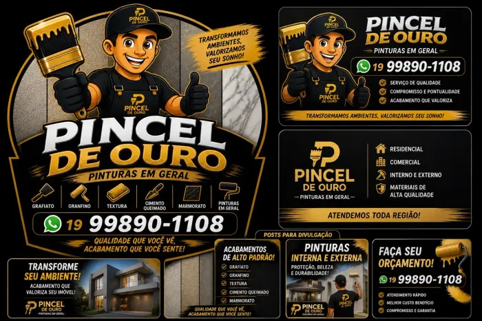 pintor profissional de alta qualidade 