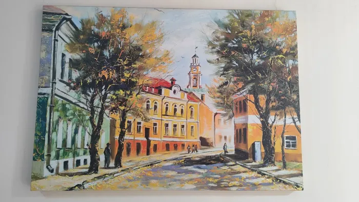 Quadro cidade paisagem impressão em canvas