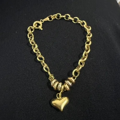 Pulseira Elo Portugês Ouro 18k/ Garantia/ Loja física