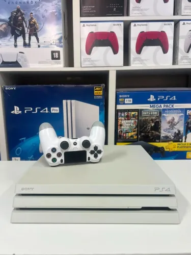 Ps4 Pro Branco com 1 controle HD 1TB (controle paralelo) - somente 1699,00 no dinheiro (es