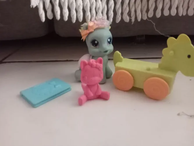 Kit bebê pony g3 rainbow dash mlp