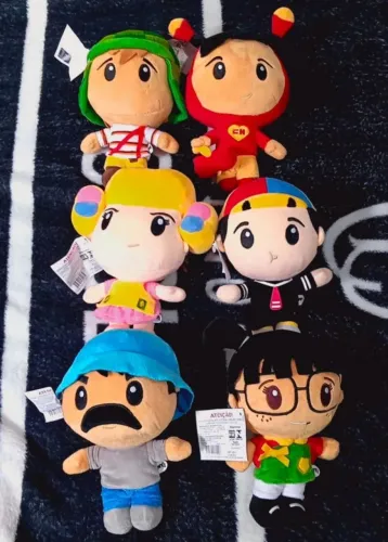 Coleção Completa Pelúcias Oficial Turma do Chaves