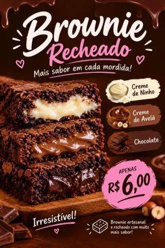 Brownie, doces
