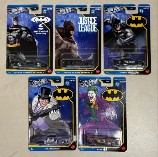 Set Hot Wheels Silver Series Batman DC 2025 16a20