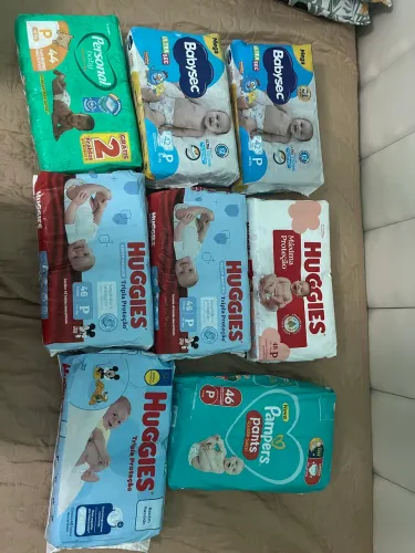 Fraldas tamanho P