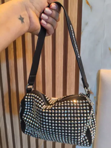 Bolsa de festa com brilho Shein linda 