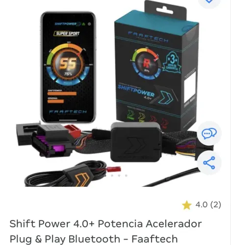 Shift Power 4.0+ Honda HRV Potencia Acelerador Plug & Play Bluetooth - Faaftech 