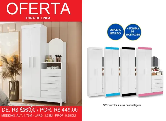 Comoda capri - compre hoje e receba em até 72 horas