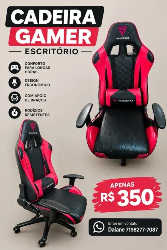 Cadeira escritório Gamer