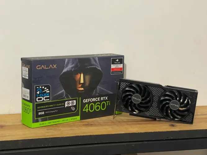 Rtx 4060ti Galax 8Gb com Caixa Muito Pouco Usada