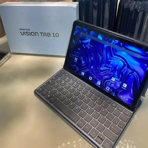 Positivo Vision TAB10 T3010 4GB RAM 128GB SSD com Capa Teclado Octa-Core 5 13MP Bateria 60