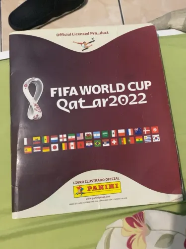 Álbum da copa 2022 completo capa mole 