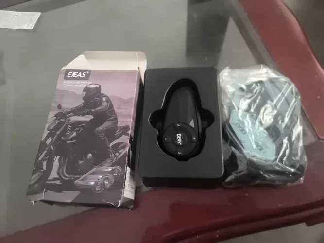 Intercomunicador EJEAS Q7 Mesh 3.0 para Capacete de Moto - Novo na Caixa