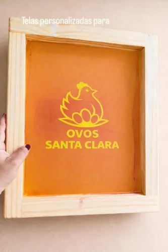 Tela com arte para estamparia
