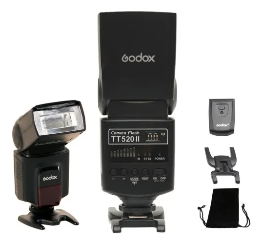 Tt520ii Flash Para Câmera Nikon Canon Pentax Fuji Etc.