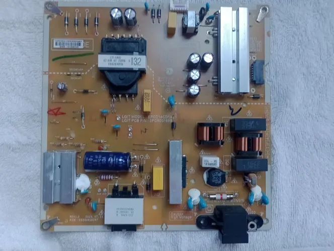 Placa fonte TV LG 55tu801c0sa