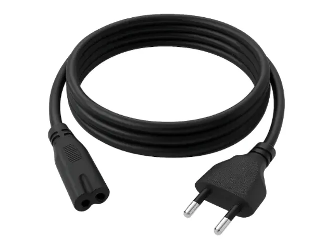 Cabo de Força Bipolar Tipo 8 Ps2, Ps3, Ps4 e Fonte de Alimentação