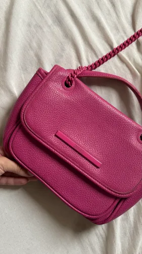 bolsa rosa da santa lolla