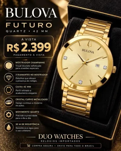 RELOGIO BULOVA FUTURE