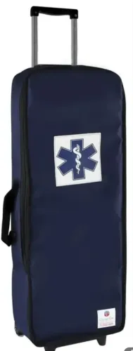 Bolsa Ox 5L com carrinho Cilindro (vazio) na cor azul sem uso