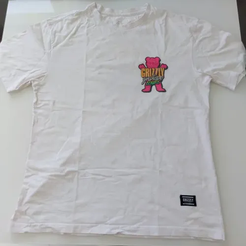 Camiseta Grizzly Branca Tamanho G ORIGINAL