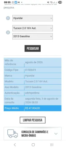 Hyundai Tucson 2.0 16V Aut. 2013
