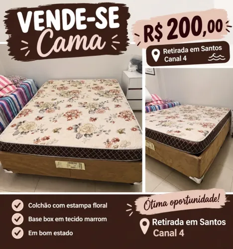 Vende-se Cama Box