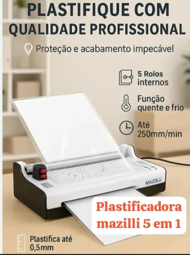 Plastificadora mazilli 5 em 1