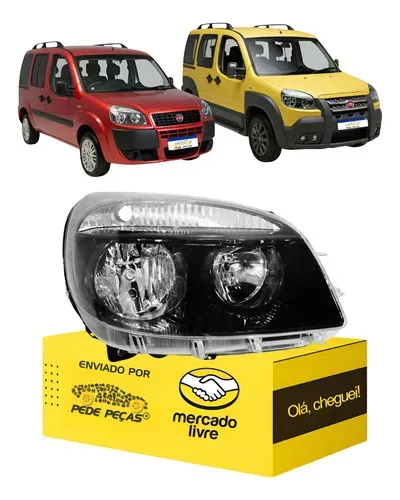 Farol Sinaleira Doblo 2011 A 15 16 17 18 2019 2020 2021 L.d Direito/passageiro