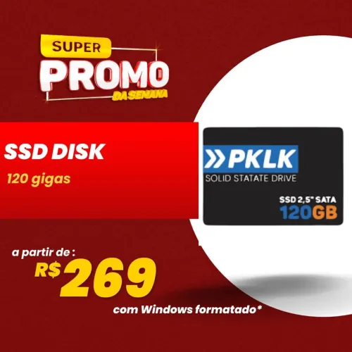 Ssd 120 gigas com windows
