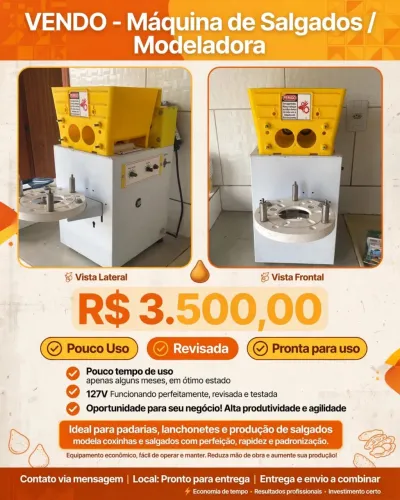 Máquina de salgados