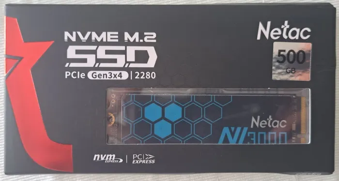 SSD Nvme 500gb NOVO LACRADO.
