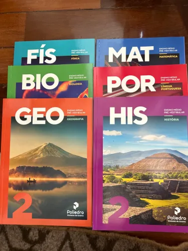 Livros Poliedro Vestibular (Novo) - 2025