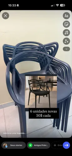 cadeiras novas