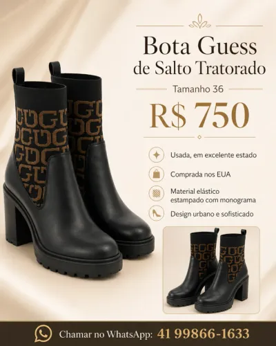 Bota de inverno GUESS original