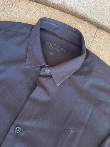 Camisa Manga longa Preta - OGOCHI