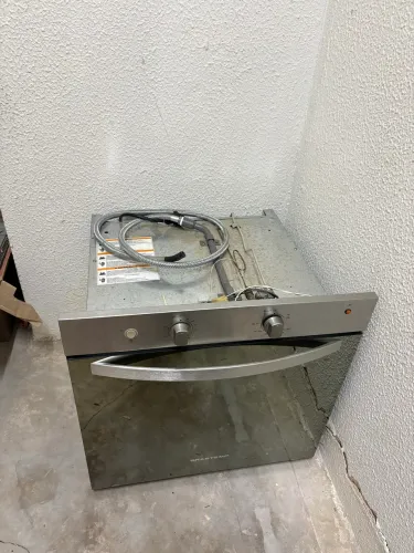 Forno de Embutir a Gás Brastemp Clean BOA61A 77L Inox