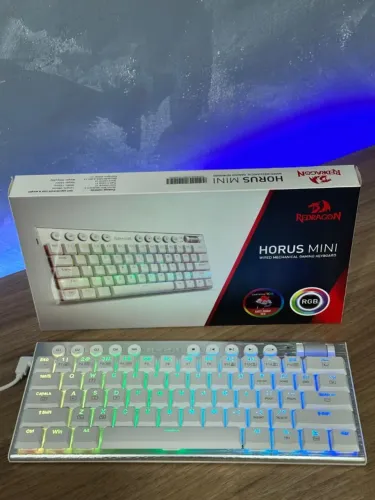 Teclado Redragon Horus Mini Branco (COM RGB)