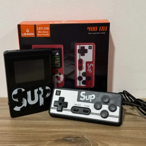 Video game sup 400 jogos com controle remoto - Entregamos