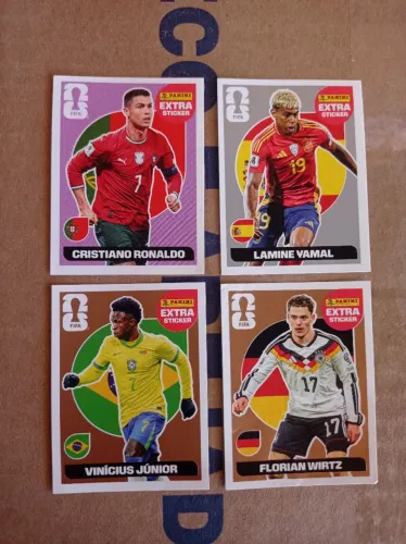 Figurinha extras da copa 2026