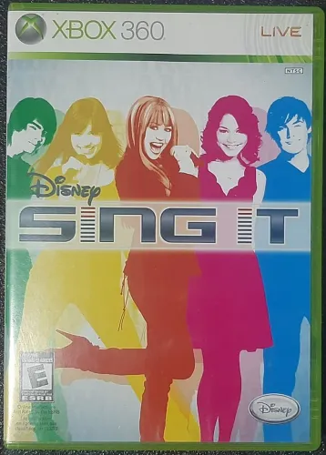 Sing it Disney xbox 360 semi-novo