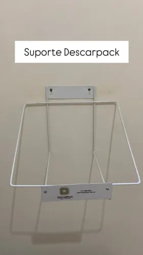 Suporte de Parede Descarpack para Caixa de Coletor Perfurocortante