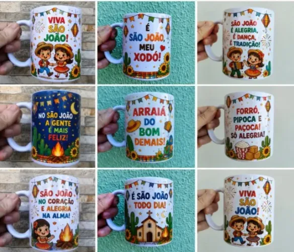 CANECAS VARIADAS PERSONALIZADAS SUBLIMADAS DO SEU JEITO!