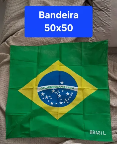 Bandeira do Brasil 50x50 cm