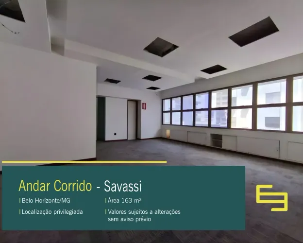 Andar comercial para locação no Edifício Luminis - Savassi BH
